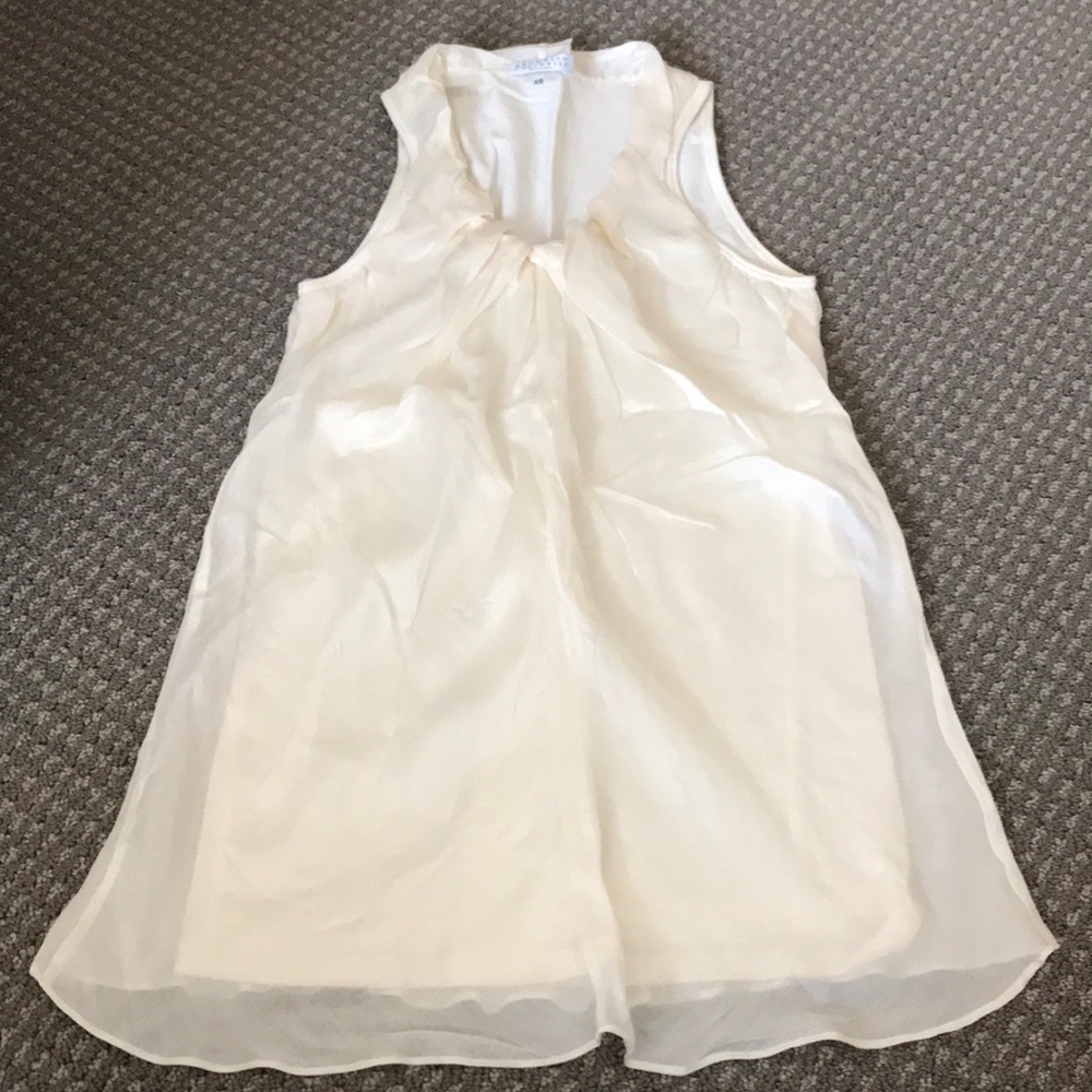 Authentic Brunello Cucinelli off white silk shirt